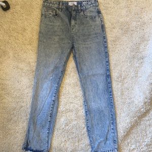 Cotton On Acid Wash Mom Jean